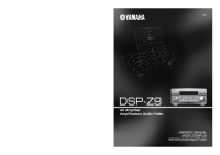 Yamaha DSP-Z9 - Owners Manual 